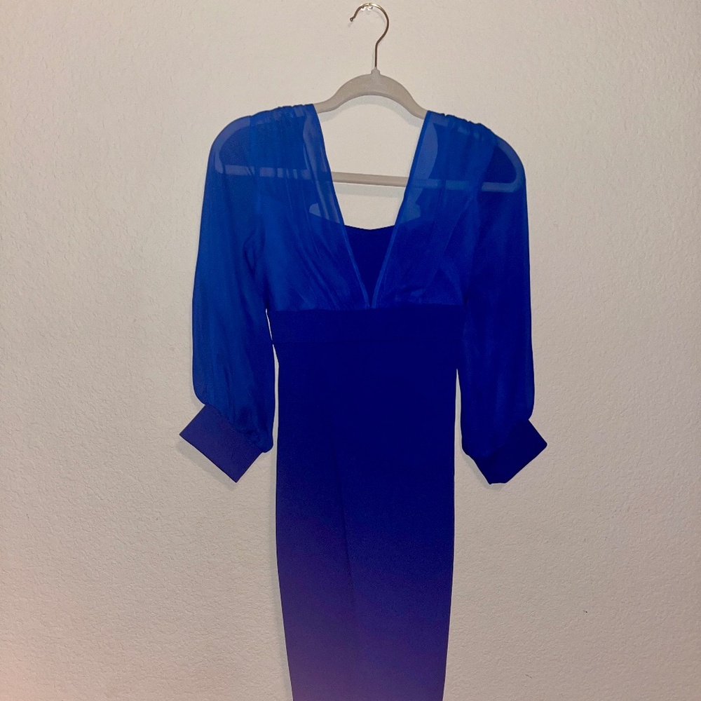 Electric Blue Dress